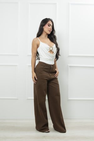 Body de tiras con herraje